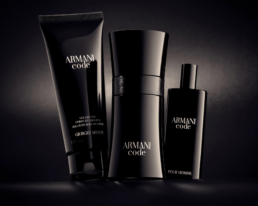 Armani product photography