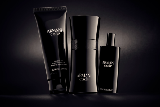 Armani product photography